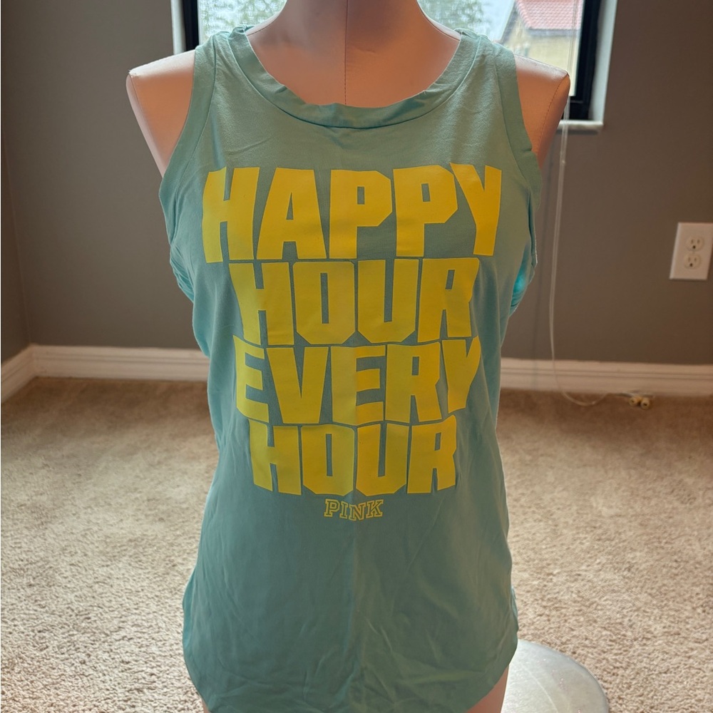 PINK spring break tank top
